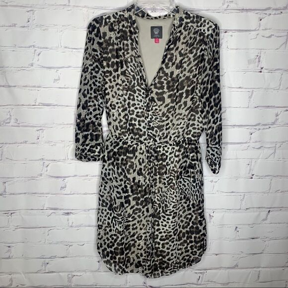 Vince Camuto size 6 animal print dress - Picture 1 of 6